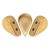 Amos® par Puca®gyöngy - Aztec Gold - 5x8 mm