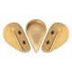 Amos® par Puca®gyöngy - Aztec Gold - 5x8 mm