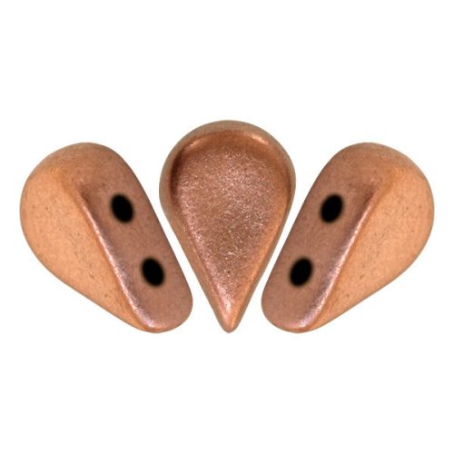 Amos® par Puca®gyöngy - matte copper - 5x8 mm