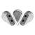 Amos® par Puca®gyöngy - Silver - 5x8 mm