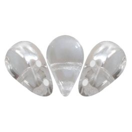 Amos® par Puca® gyöngy - Crystal - 5x8 mm