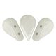 Amos® par Puca®gyöngy – White Luster - 5x8 mm