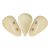 Amos® par Puca®gyöngy - ivory - 5x8 mm