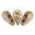 Amos® par Puca®gyöngy - Brown Purple Bronze Luster - 5x8 mm