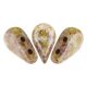 Amos® par Puca®gyöngy - Brown Purple Bronze Luster - 5x8 mm