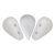 Amos® par Puca®gyöngy - white - 5x8 mm