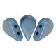 Amos® par Puca®gyöngy - matte metallic blue - 5x8 mm