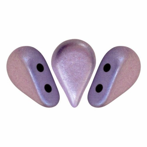 Amos® par Puca®gyöngy - Metallic Plum - 5x8 mm
