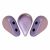 Amos® par Puca®gyöngy - Metallic Plum - 5x8 mm