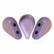 Amos® par Puca®gyöngy - Metallic Plum - 5x8 mm