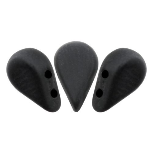 Amos® par Puca®gyöngy gyöngy - Jet Matte - 5x8 mm
