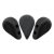 Amos® par Puca®gyöngy gyöngy - Jet Matte - 5x8 mm