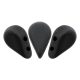 Amos® par Puca®gyöngy gyöngy - Jet Matte - 5x8 mm
