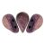 Amos® par Puca®gyöngy - Polichrome Copper Red - 5x8 mm
