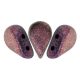 Amos® par Puca®gyöngy - Polichrome Copper Red - 5x8 mm
