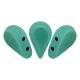 Amos® par Puca®gyöngy - Opaque Green Turquoise - 5x8 mm