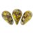 Amos® par Puca®gyöngy - Opaque Jonquil Picasso - 5x8 mm