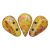 Amos® par Puca®gyöngy - Opaque Jonquil Tweedy - 5x8 mm