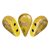 Amos® par Puca®gyöngy - Opaque Jonquil Splash - 5x8 mm