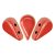 Amos® par Puca®gyöngy - Opaque Light Coral Luster - 5x8 mm