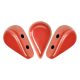 Amos® par Puca®gyöngy - Opaque Light Coral Luster - 5x8 mm
