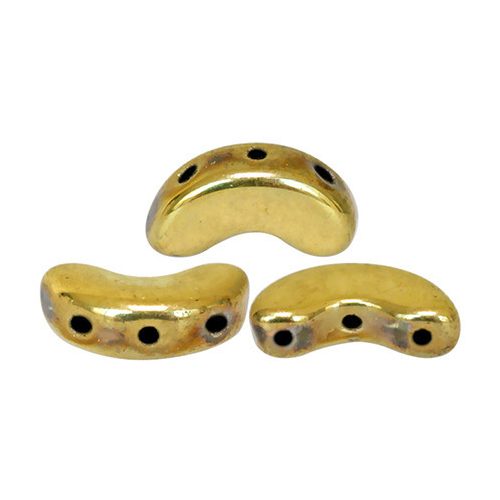 Arcos® par Puca®gyöngy gyöngy - crystal full amber - 5x10 mm