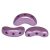 Arcos® par Puca®gyöngy gyöngy - pastel purple - 5x10 mm