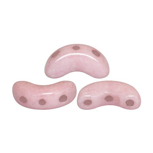 Arcos® par Puca®gyöngy gyöngy - White Pink Luster - 5x10 mm