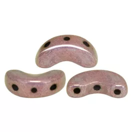   Arcos® par Puca®gyöngy gyöngy - white pink gold luster - 5x10 mm