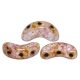 Arcos® par Puca®gyöngy - brown purple bronze luster - 5x10 mm