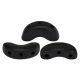 Arcos® par Puca®gyöngy gyöngy - jet matte - 5x10 mm