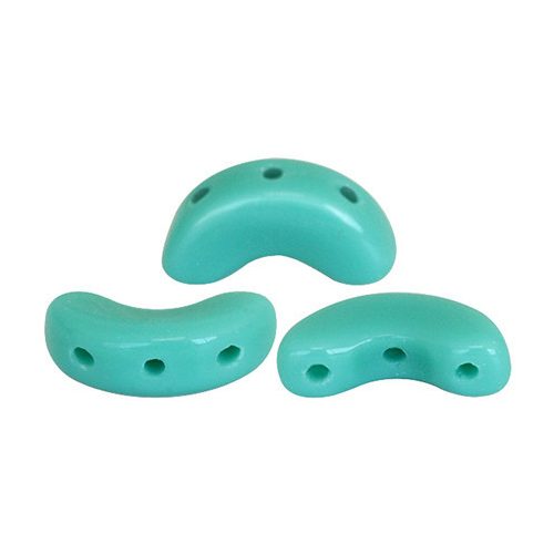 Arcos® par Puca®gyöngy - turquoise green - 5x10 mm