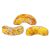 Arcos® par Puca®gyöngy - Opaque Jonquil Tweedy - 5x10 mm