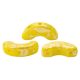 Arcos® par Puca®gyöngy - Opaque Jonquil Splash - 5x10 mm