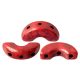 Arcos® par Puca®gyöngy - Opaque Light Coral Bronze - 5x10 mm