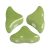 Hélios® par Puca®gyöngy - Opaque Pistachio - 6x10 mm