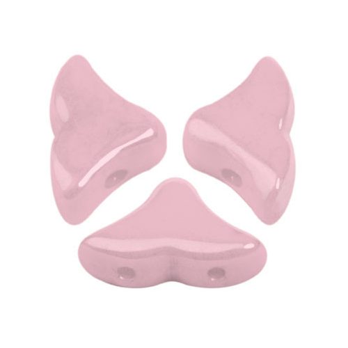 Hélios® par Puca®gyöngy - Opaque Light Rose Ceramic Look - 6x10 mm