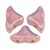 Hélios® par Puca®gyöngy - Opaque Mix Violet Gold Ceramic Look - 6x10 mm