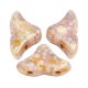 Hélios® par Puca®gyöngy - Opaque Mix Rose Gold Ceramic Look - 6x10 mm