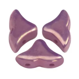   Hélios® par Puca®gyöngy - Opaque Mix Amethyst Gold Ceramic Look - 6x10 mm