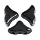 Hélios® par Puca®gyöngy - Jet Hematite- 6x10 mm