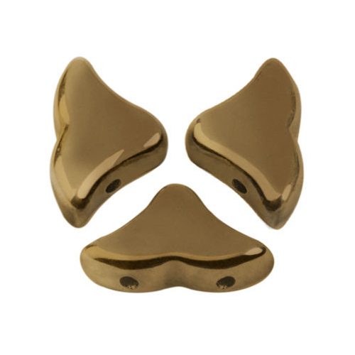 Hélios® par Puca®gyöngy - Golden Bronz - 6x10 mm