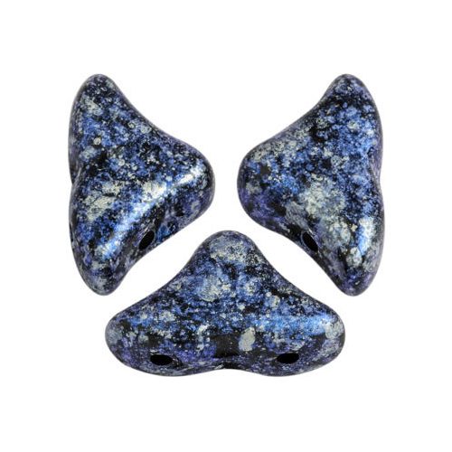 Hélios® par Puca®gyöngy - Tweedy Blue - 6x10 mm