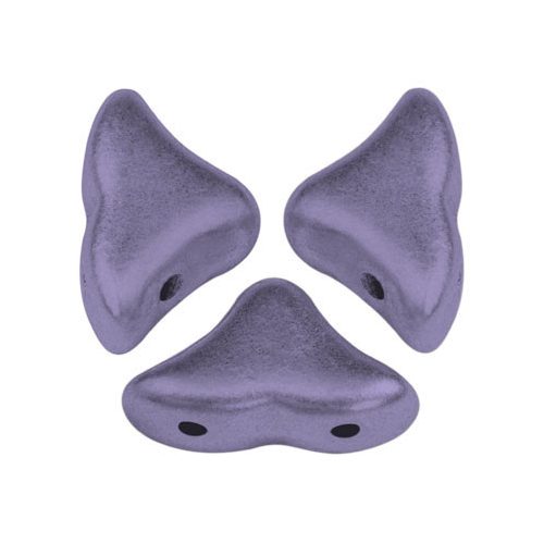 Hélios® par Puca®gyöngy - Matt Metallic Purple - 6x10 mm