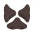 Hélios® par Puca®gyöngy - Dark Bronz Matt - 6x10 mm