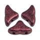 Hélios® par Puca®gyöngy - Metallic Mat Dark Violet - 6x10 mm