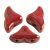 Hélios® par Puca®gyöngy - Opaque Coral Red Bronze - 6x10 mm