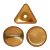 Ilos® par Puca®gyöngy - Bronze Gold Mat - 5x5 mm