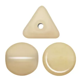   Ilos® par Puca®gyöngy - Opaque Beige Ceramic Look - 5x5 mm