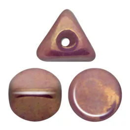   Ilos® par Puca®gyöngy - Opaque Mix Violet Gold Ceramic Look - 5x5 mm